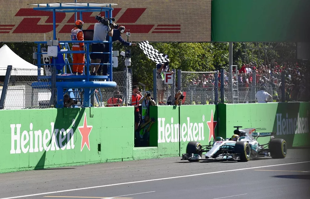 in a first with the victory in italy hamilton became the only driver to score back to back victories this year photo afp in a first with the victory in italy hamilton became the only driver to score back to back victories this year photo afp