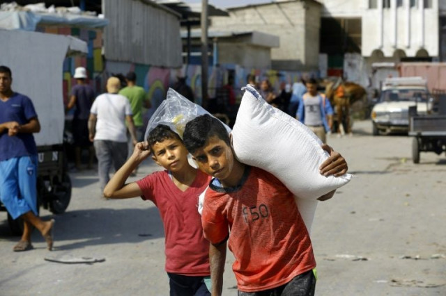 more than two thirds of people in the gaza strip depend on aid according to the united nations photo afp