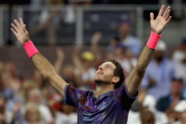 juan martin del potro of argentina celebrates after defeating dominic thiem of austria in their fourth round men 039 s singles match on day eight of the 2017 us open at the usta billie jean king national tennis center on september 4 2017 in the flushing neighborhood of the queens borough of new york city photo afp juan martin del potro of argentina celebrates after defeating dominic thiem of austria in their fourth round men 039 s singles match on day eight of the 2017 us open at the usta billie jean king national tennis center on september 4 2017 in the flushing neighborhood of the queens borough of new york city photo afp