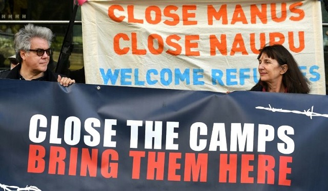 canberra sends asylum seekers who try to reach australia by boat to facilities on nauru in the pacific and papua new guinea 039 s manus island where they are blocked from resettlement in australia photo afp
