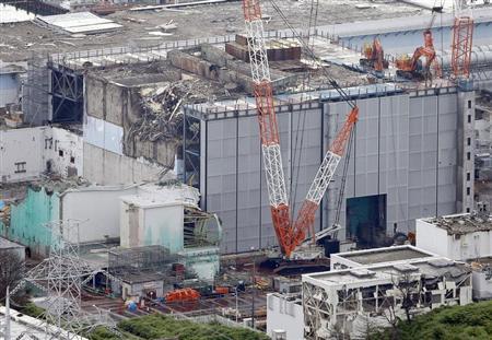 an aerial view shows the no 3 reactor building at tokyo electric power co tepco 039 s tsunami crippled fukushima daiichi nuclear power plant in fukushima photo reuters