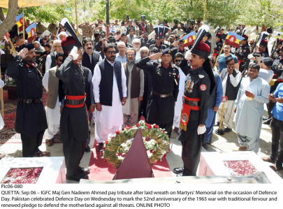 with traditional fervor defence day celebrated in balochistan