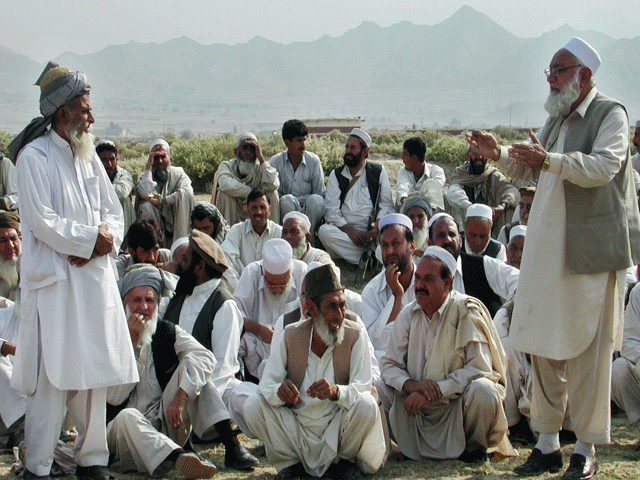 jirga vows to support govt efforts against militants photo file