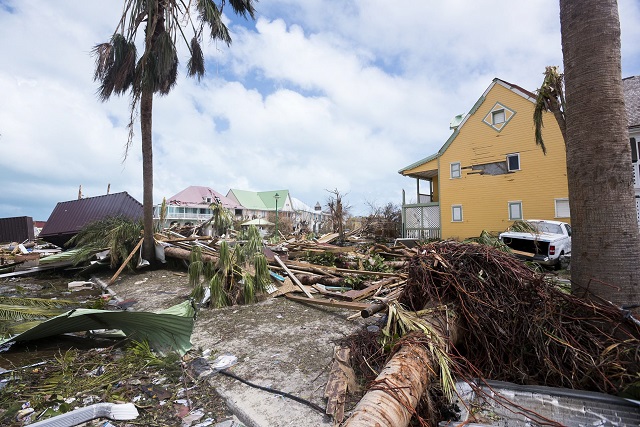 a photo taken on september 7 2017 shows damage in orient bay on the french carribean island of saint martin after the passage of hurricane irma france the netherlands and britain on september 7 rushed to provide water emergency rations and rescue teams to territories in the caribbean hit by hurricane irma with aid efforts complicated by damage to local airports and harbours the worst affected island so far is saint martin which is divided between the netherlands and france where french prime minister edouard philippe confirmed four people were killed and 50 more injured photo afp