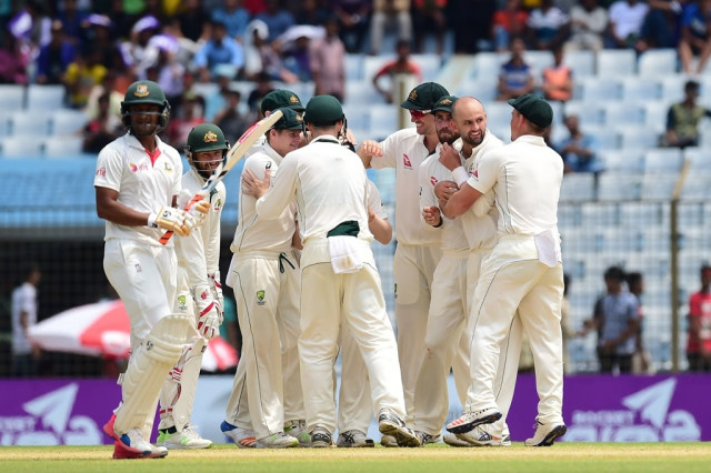 on fire lyon completed a career best match haul of 13 154 to help bundle out the hosts for 157 and win the man of the match and man of the series award photo afp on fire lyon completed a career best match haul of 13 154 to help bundle out the hosts for 157 and win the man of the match and man of the series award photo afp