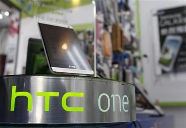 an htc one smartphone is displayed in a mobile phone shop in taipei april 8 2013 photo reuters an htc one smartphone is displayed in a mobile phone shop in taipei april 8 2013 photo reuters