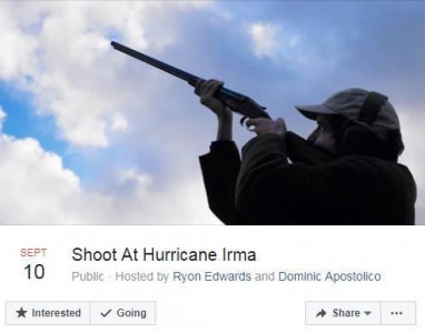 florida sheriff implores citizens not to shoot at hurricane irma florida sheriff implores citizens not to shoot at hurricane irma