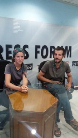 diego sanjulian and his partner marina gonzalez photo express diego sanjulian and his partner marina gonzalez photo express