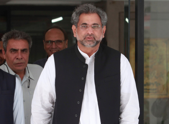 prime minister shahid khaqan abbasi photo file prime minister shahid khaqan abbasi photo file