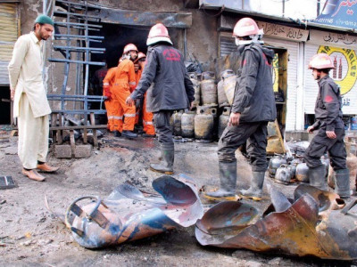 cylinder blast leaves one dead in bari imam