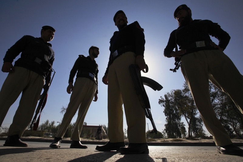 the exchange of fire between avcc police and the kidnappers took place near bin qasim town photo reuters