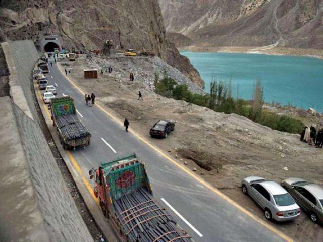 cpec a convoy of vehicles in balochistan photo afp