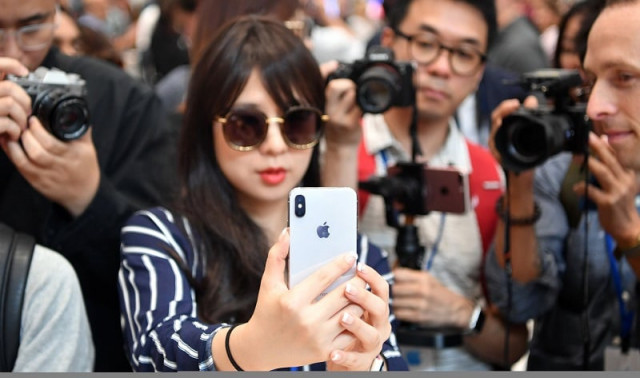 apple launched the iphone x yesterday photo afp apple launched the iphone x yesterday photo afp