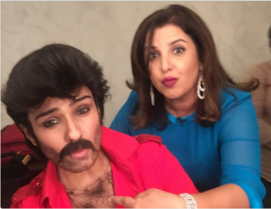 raveena tandon channels a young anil kapoor for upcoming tv show raveena tandon channels a young anil kapoor for upcoming tv show