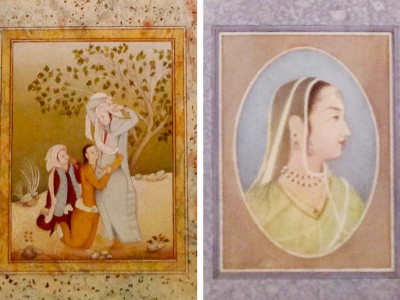 mughal miniature artwork shows less is more mughal miniature artwork shows less is more