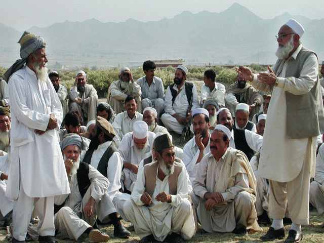 the decision came after tribesmen failed to identify suspects involved in recent terror acts photo file