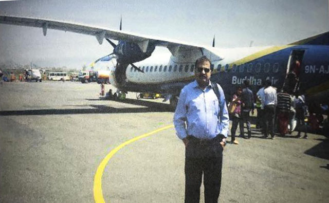 lt col retd muhammad habib zahir went missing from nepal on april 6 photo file