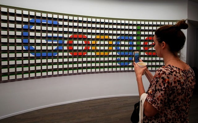 this photo taken on october 20 2016 shows a woman taking pictures after the opening of google 039 s pop up store in new york a trio of former google employees on september 14 2017 filed a lawsuit accusing the technology giant of paying women less than men for the same work the lawsuit filed in a san francisco state court on behalf of the three women accused google of quot systemic and pervasive pay and promotion discrimination against its female employees quot in california photo afp this photo taken on october 20 2016 shows a woman taking pictures after the opening of google 039 s pop up store in new york a trio of former google employees on september 14 2017 filed a lawsuit accusing the technology giant of paying women less than men for the same work the lawsuit filed in a san francisco state court on behalf of the three women accused google of quot systemic and pervasive pay and promotion discrimination against its female employees quot in california photo afp