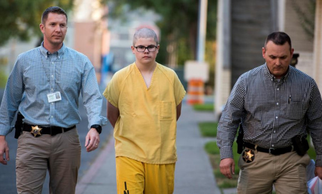 alleged freeman high school shooter caleb sharpe 15 is escorted from the public safety building to the juvenile detention center in spokane washington us september 13 2017 photo reuters alleged freeman high school shooter caleb sharpe 15 is escorted from the public safety building to the juvenile detention center in spokane washington us september 13 2017 photo reuters