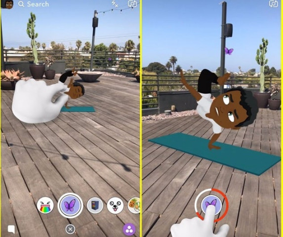 snapchat makes bitmoji go 3d photo snapchat snapchat makes bitmoji go 3d photo snapchat