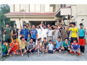 hockey players protest pitch invasion