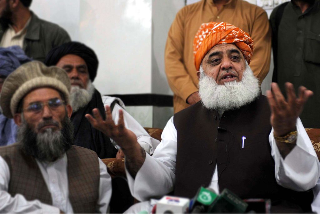 jui f rejects western agenda of hiring educated imams in k p mosques