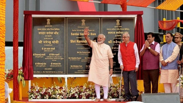 pm modi said no other project in the world had faced such hurdles as the sardar sarovar dam on narmada photo narendramodi twitter pm modi said no other project in the world had faced such hurdles as the sardar sarovar dam on narmada photo narendramodi twitter