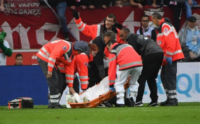 gentner seriously injured in casteels clash