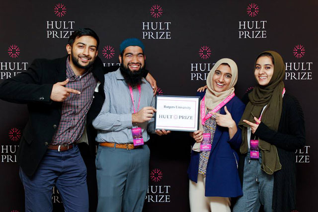 the team competed against five other groups from across the world and won the coveted 1 million hult prize on saturday photo roshi rides facebook