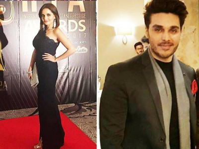 armeena khan and ahsan khan slay at the first international pakistan prestige awards armeena khan and ahsan khan slay at the first international pakistan prestige awards
