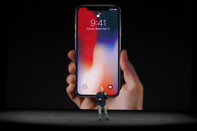 apple senior vice president of worldwide marketing phil schiller introduces the iphone x during a launch event in cupertino california u s september 12 2017 photo reuters