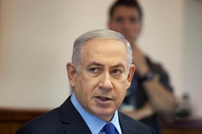 israeli pm benjamin netanyahu attends the weekly cabinet meeting in jerusalem photo reuters