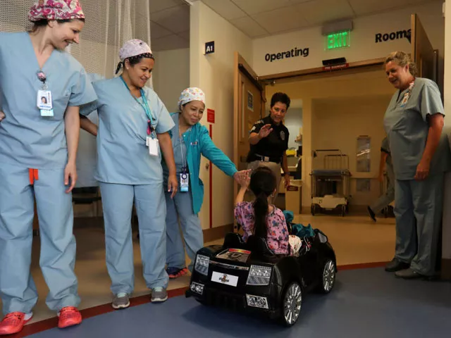 the cars are part of a new programme designed to make children relaxed before their procedures photo reuters the cars are part of a new programme designed to make children relaxed before their procedures photo reuters