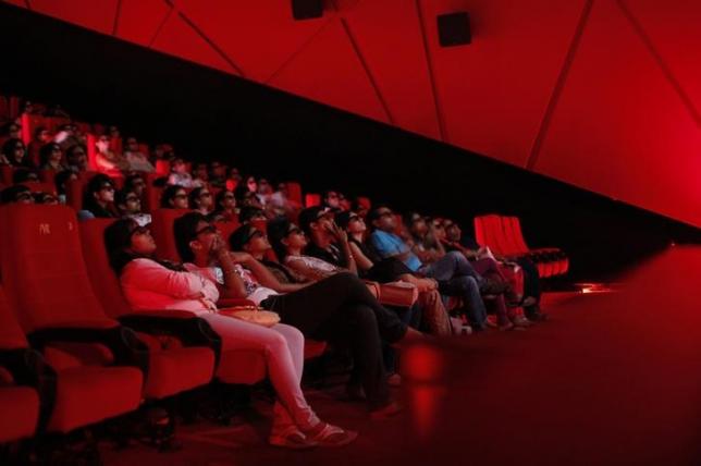 cinema goers wearing 3d glasses watch a movie at a multiplex photo reuters