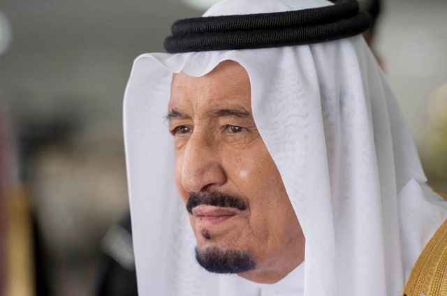 saudi arabia 039 s king salman bin abdulaziz al saud stands during a reception ceremony in riyadh saudi arabia photo reuters