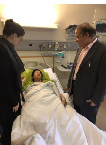 kulsoom nawaz undergoes third operation for lymphoma in london kulsoom nawaz undergoes third operation for lymphoma in london