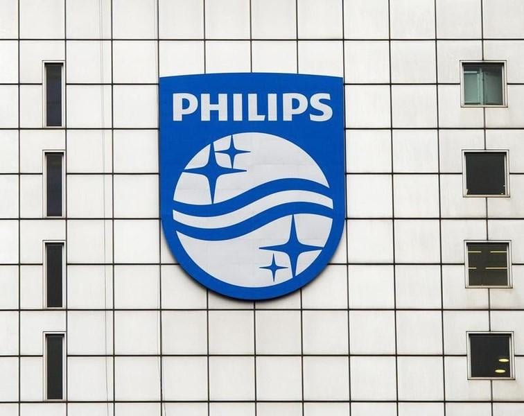 a philips logo is seen at philips headquarters photo reuters