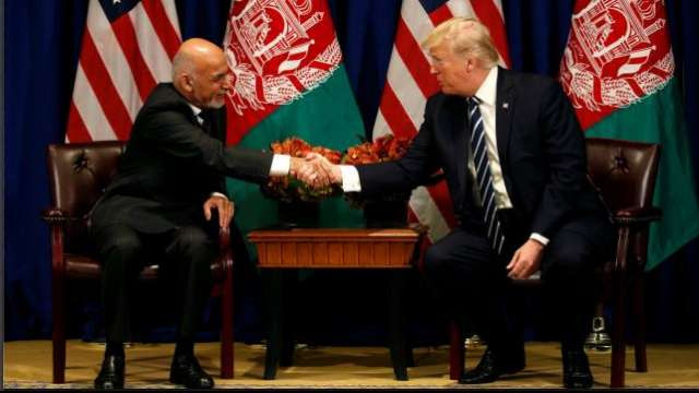 afghan president ashraf ghani meets with us president trump in new york photo reuters afghan president ashraf ghani meets with us president trump in new york photo reuters