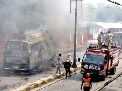infuriated students set ablaze six buses after tragic death infuriated students set ablaze six buses after tragic death