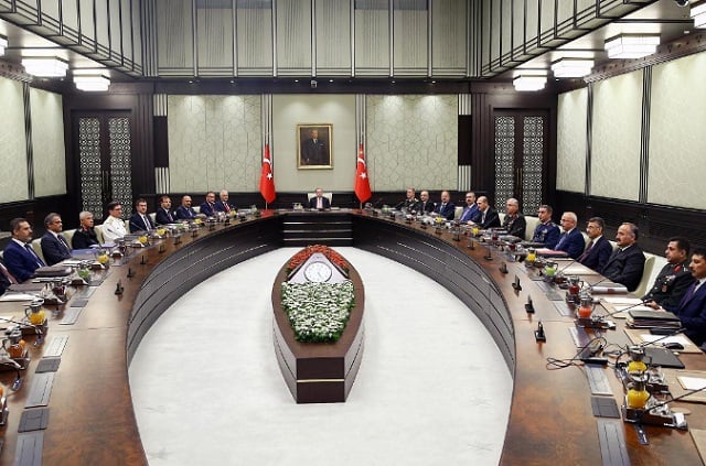 turkish president tayyip erdogan chairs a national security council meeting in ankara turkey photo reuters