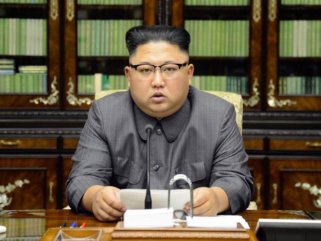 north korea 039 s leader kim jong un makes a statement regarding us president donald trump 039 s speech at the un general assembly in this undated photo released by north korea 039 s korean central news agency kcna in pyongyang september 22 2017 photo reuters