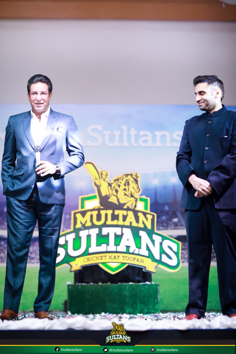 wasim akram was appointed director of cricket operations photo courtesy multan sultans