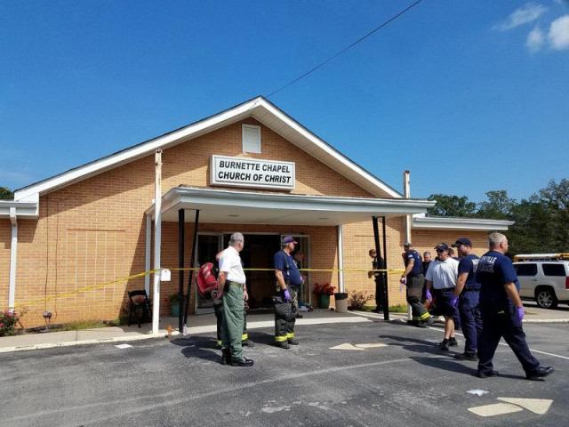 the scene where people were injured when gunfire erupted at the burnette chapel church of christ in nashville tennessee us photo reuters the scene where people were injured when gunfire erupted at the burnette chapel church of christ in nashville tennessee us photo reuters
