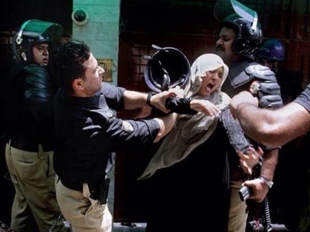 a file photo of the model town clashes between police and pat activists in 2014