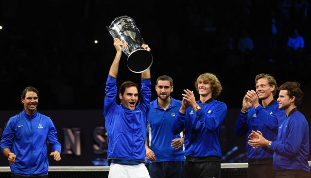 legend led win federer this year 039 s australian open and wimbledon champion won 4 6 7 6 8 6 11 9 to give team europe an unbeatable 15 9 lead and the silverware photo afp legend led win federer this year 039 s australian open and wimbledon champion won 4 6 7 6 8 6 11 9 to give team europe an unbeatable 15 9 lead and the silverware photo afp