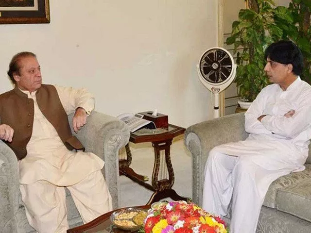 a file photo of nawaz sharif and chaudhry nisar photo file a file photo of nawaz sharif and chaudhry nisar photo file