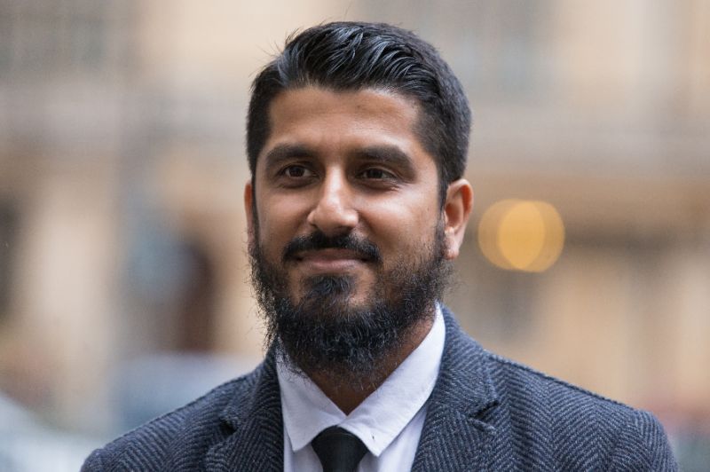 speaking outside the court cage director muhammad rabbani called for britain 039 s anti terrorism legislation to be changed photo afp