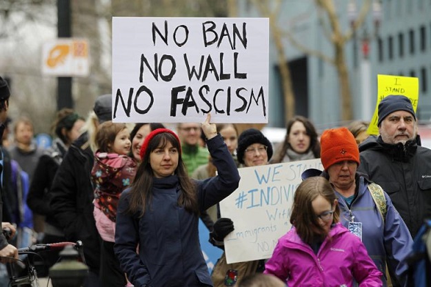 people protest against the travel ban photo reuters