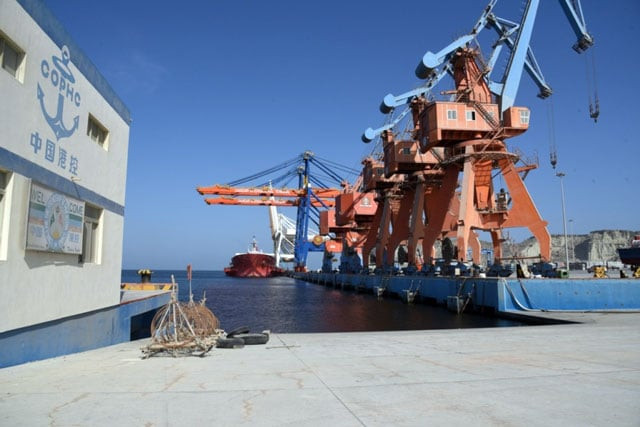 a view of gwadar port photo express a view of gwadar port photo express