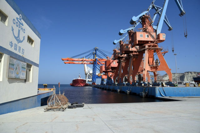 a view of gwadar port photo express